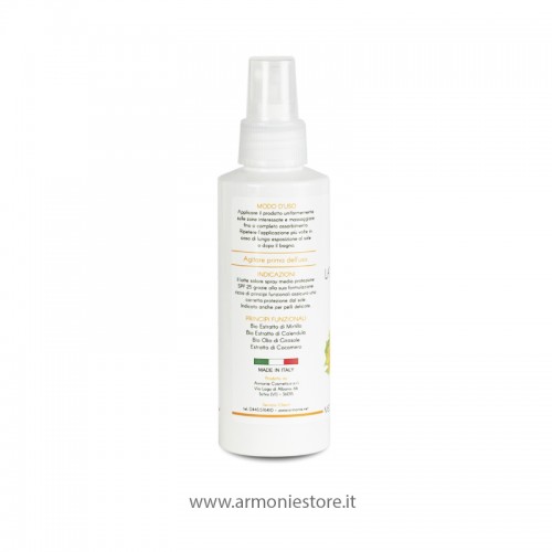 Latte solare spray media protezione SPF 25
