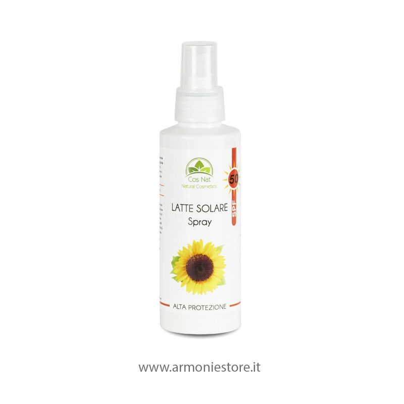 Latte solare spray alta protezione SPF 50