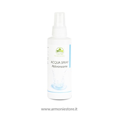 Acqua spray abbronzante